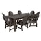 Highwood Usa Hamilton 7pc Rectangular Outdoor Patio Furniture Dining Set 84 x 42 AD-ST7HM1CO5AA-ACE - alternate 1